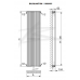 Радиатор трубчатый Betatherm Quantum 1 1800/405 антрацит (нижнее подключение) Радиатор трубчатый Betatherm Quantum 1 1800/405 антрацит (нижнее подключение)